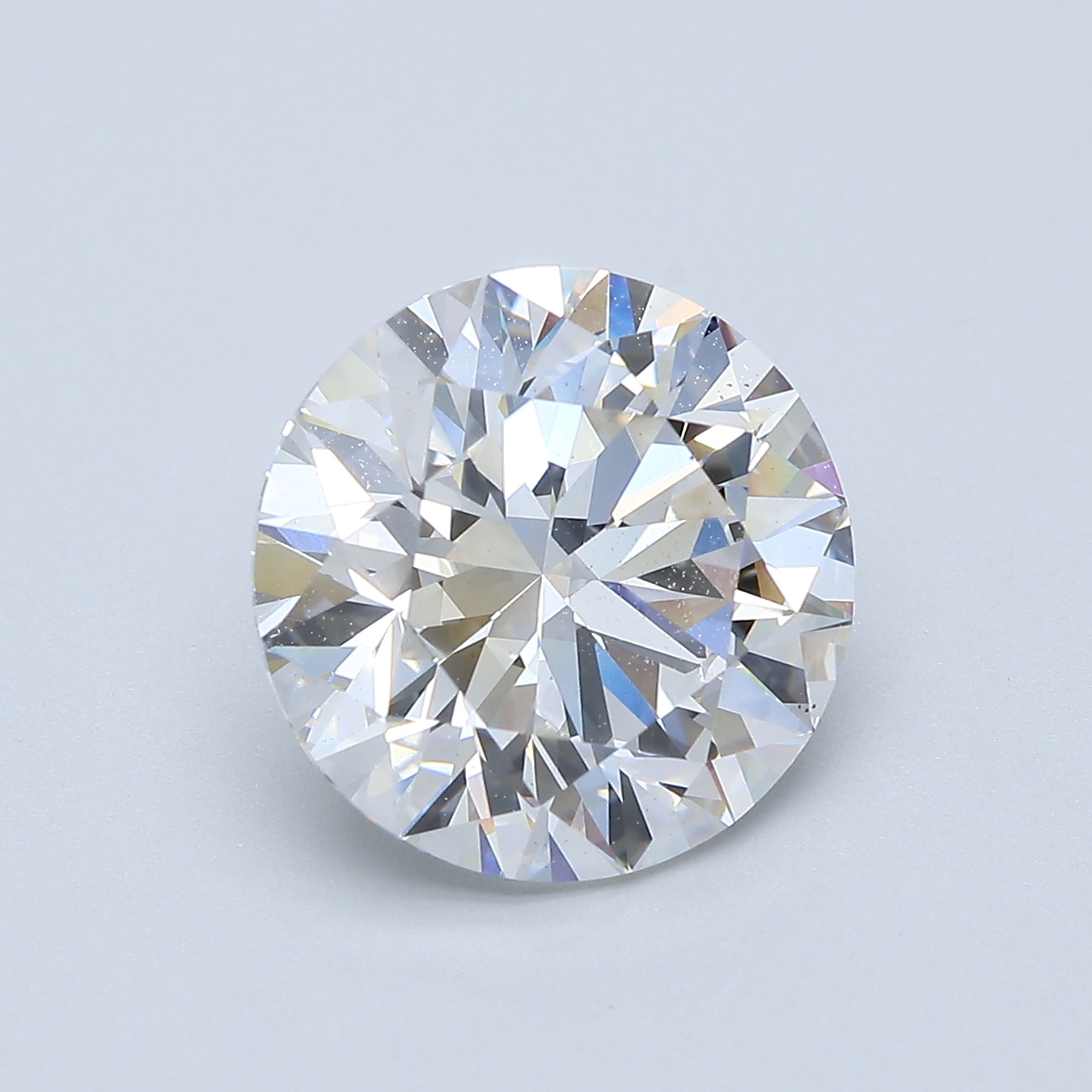 4.57ct Round F/VS2 Lab Diamond, 10.55mm ID, IGI Certified