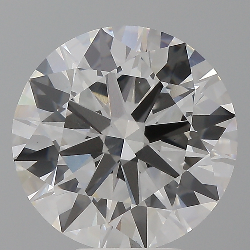 5.51ct Round E/VS1 Lab Diamond, 11.36mm ID, measurements: 11.36 X 11.43 X 6.82 mm