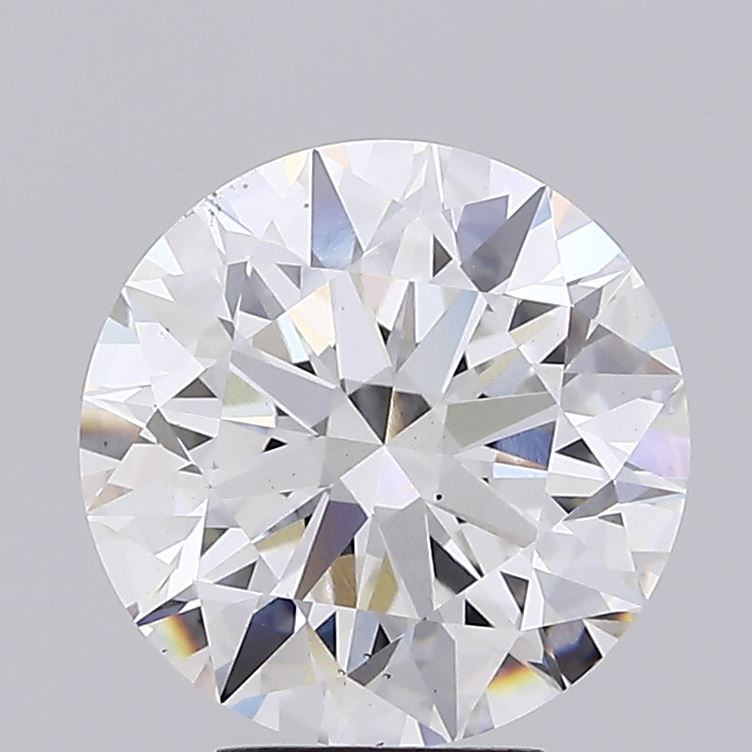 5.51ct Round F/VS2 Lab Diamond, IGI Certified
