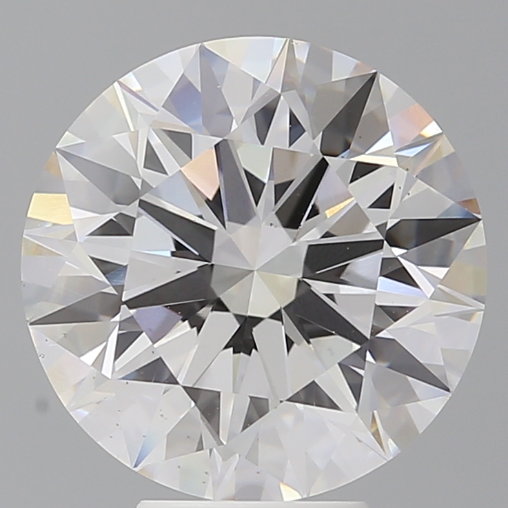 6.51ct round lab-grown diamond, F/VS1, Ideal cut, Excellent polish and symmetry, 11.89mm ID