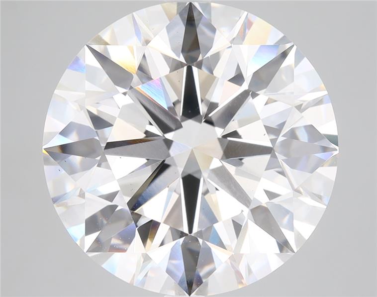 9.22ct round lab-grown diamond with F color, VS1 clarity, and measurements 13.37-13.44x8.30 mm.