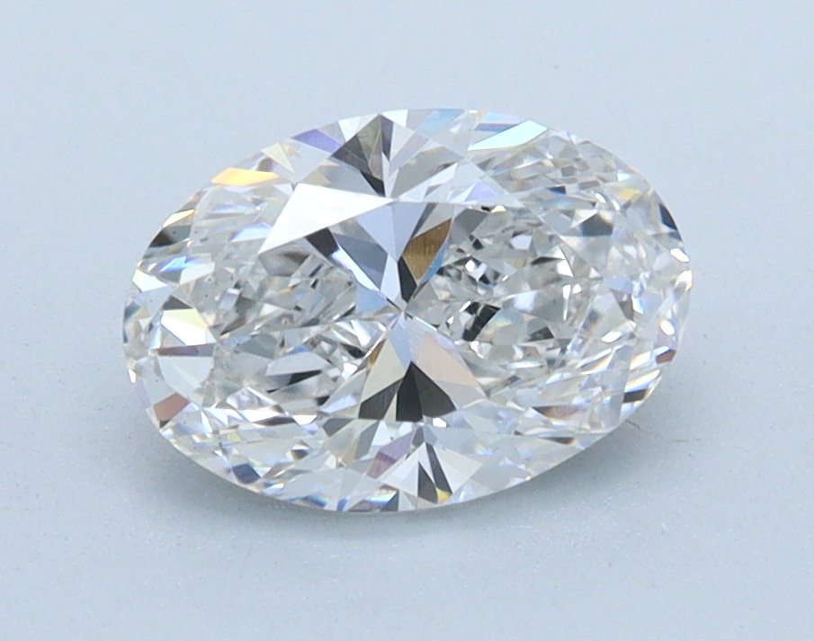 1.01ct Oval Lab-Grown Diamond, F Color, VS2 Clarity, 7.92mm ID
