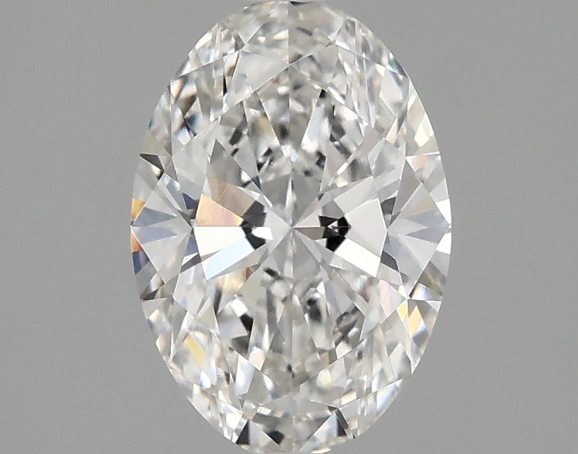 1.41ct oval lab-grown diamond, F color, VVS2 clarity, 9.14mm ID