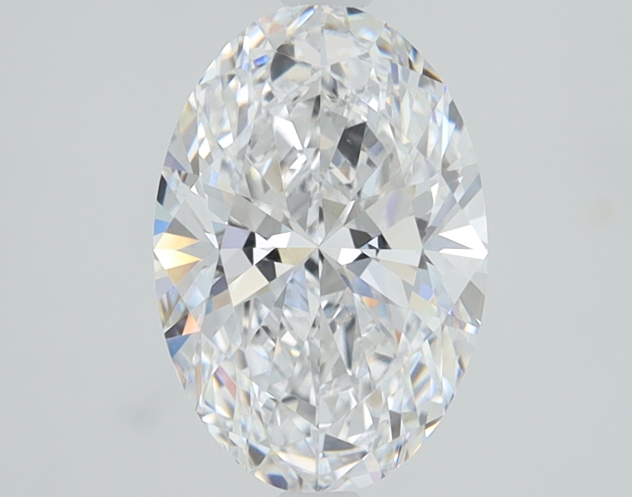 1.5ct oval lab-grown diamond, 9.68mm ID, D/VS2, IGI certified