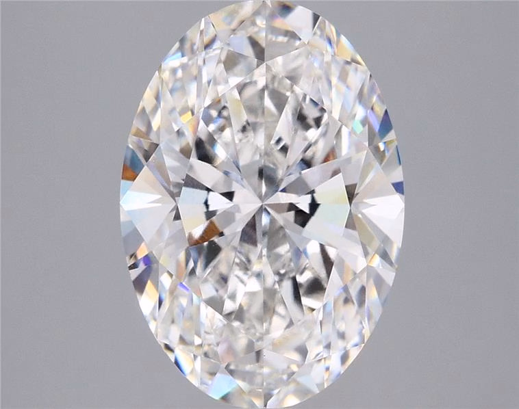 1.55ct oval lab-grown diamond, E color, VVS1 clarity, 9.44mm ID