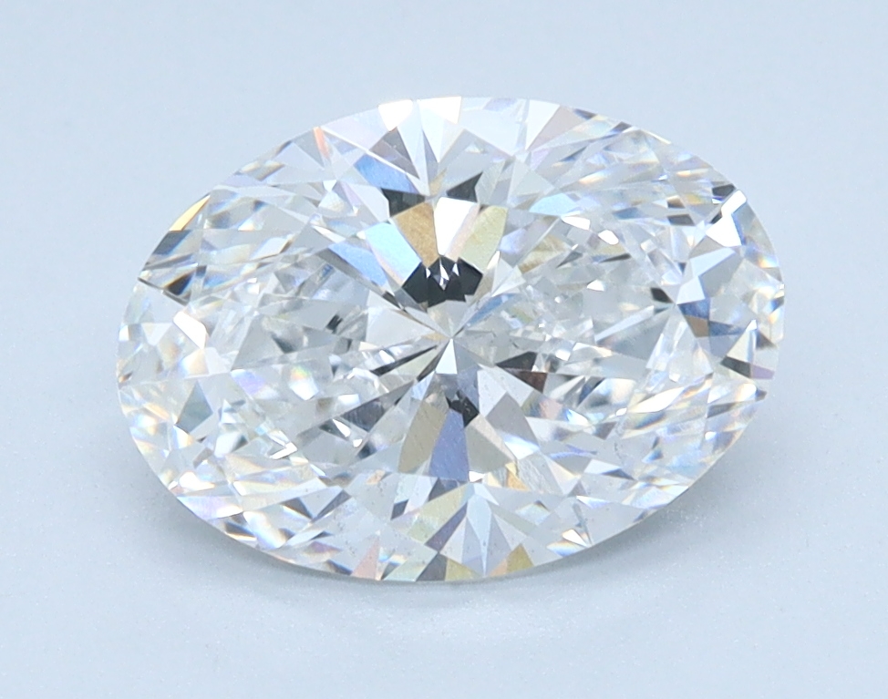 1.56ct Oval Lab-Grown Diamond, D/VS2, 9.15mm ID