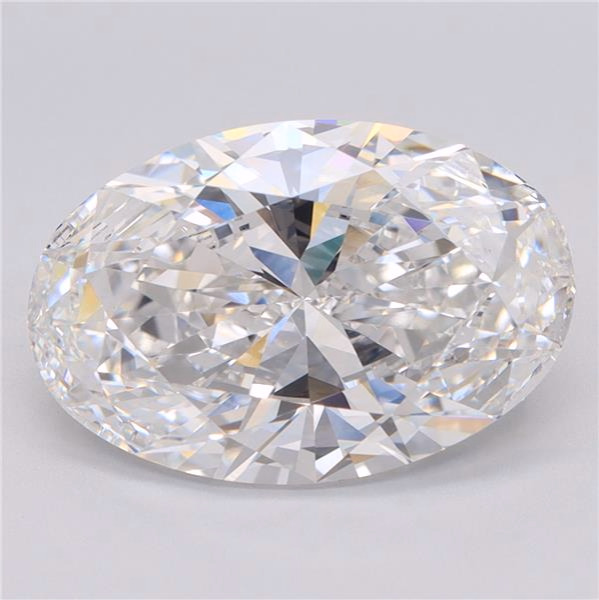 Oval lab-grown diamond, 1.56ct, E/VVS2, 9.72mm ID