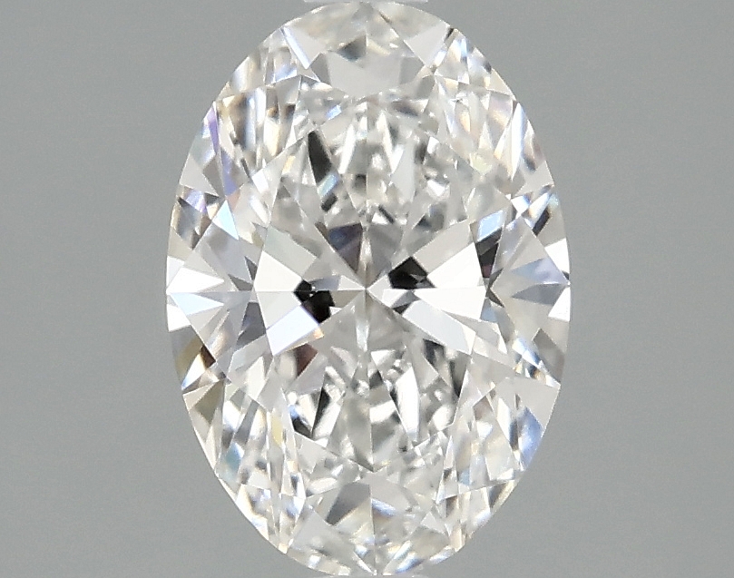 1.65ct oval lab-grown diamond, F color, VS1 clarity, IGI certified