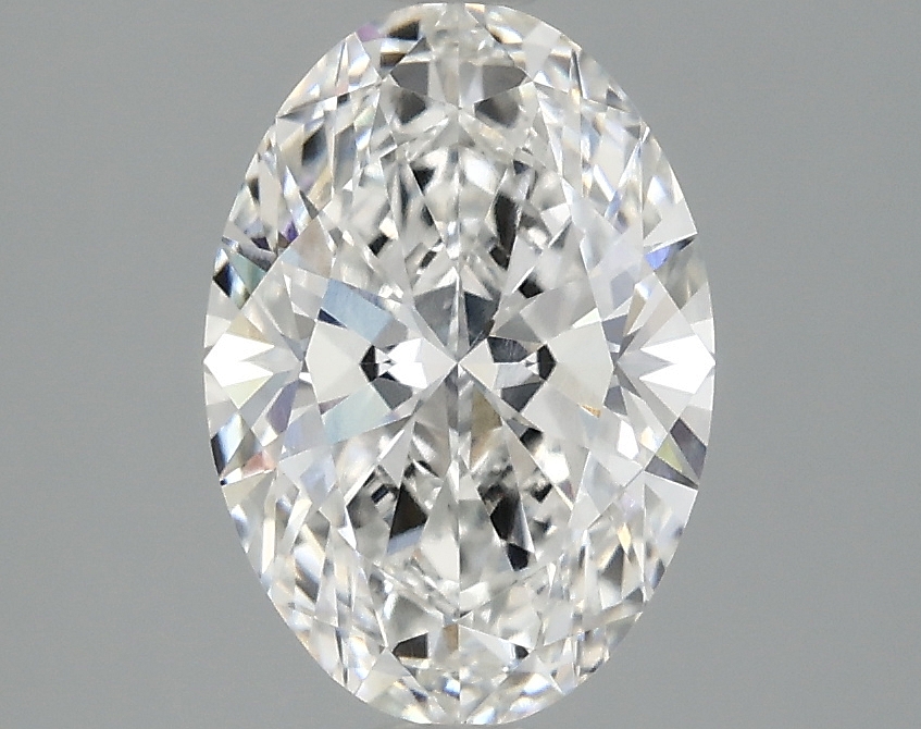 1.85ct Oval Lab-Grown Diamond, F Color, VVS2 Clarity, 9.94mm ID