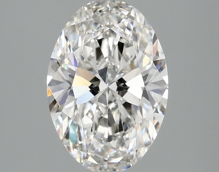 1.86ct Oval Lab-Grown Diamond, F/VVS2, 10.04mm ID