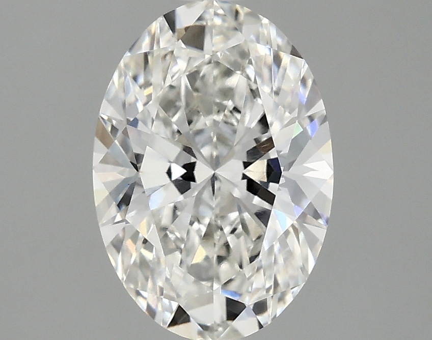 1.91ct oval lab-grown diamond, F color, VVS1 clarity, 9.93mm ID