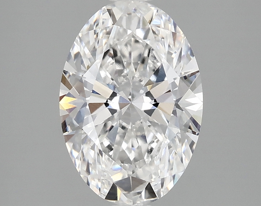 2.08ct Oval Lab-Grown Diamond, D Color, VVS1 Clarity
