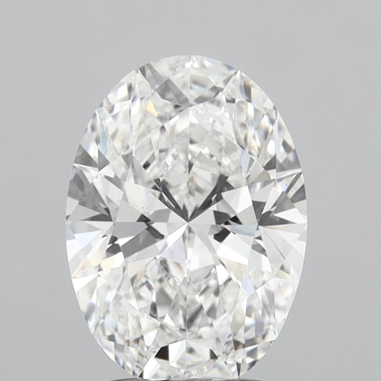 2.1ct Oval Lab Grown Diamond E/VS2, 10.38mm ID