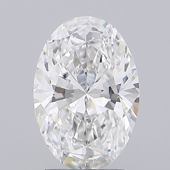 2.1ct Oval Lab-Grown Diamond, F/VVS2, 10.52mm ID
