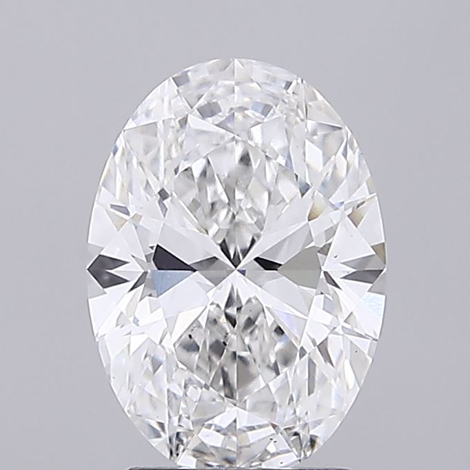 2.18ct Oval Lab-Grown Diamond, F/VS1, 10.40mm ID