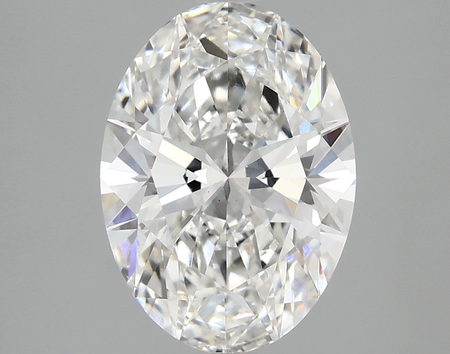 2.3ct Oval Lab-Grown Diamond, F/VS2, 10.49mm ID