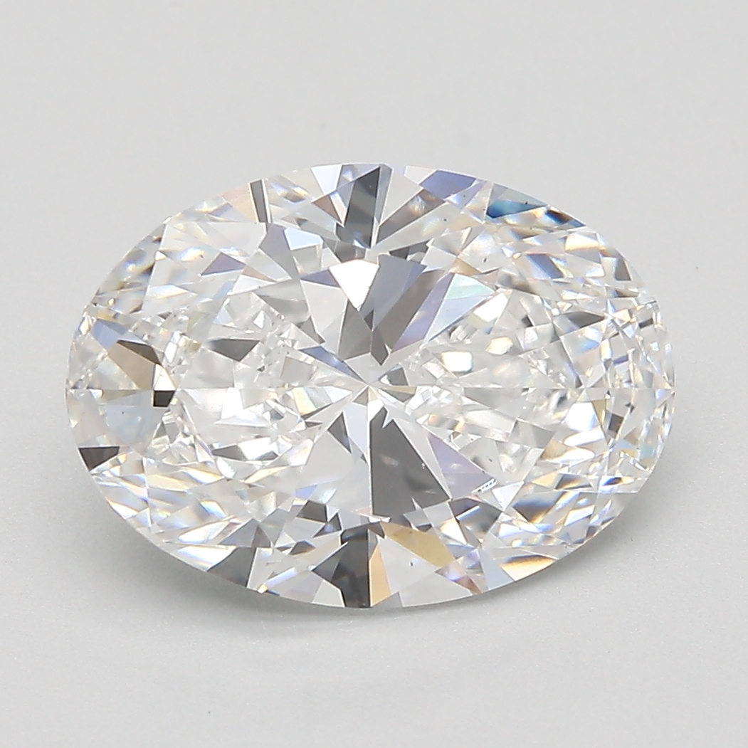 3.52ct Oval Lab-Grown Diamond, D/VS2, 12.02mm ID