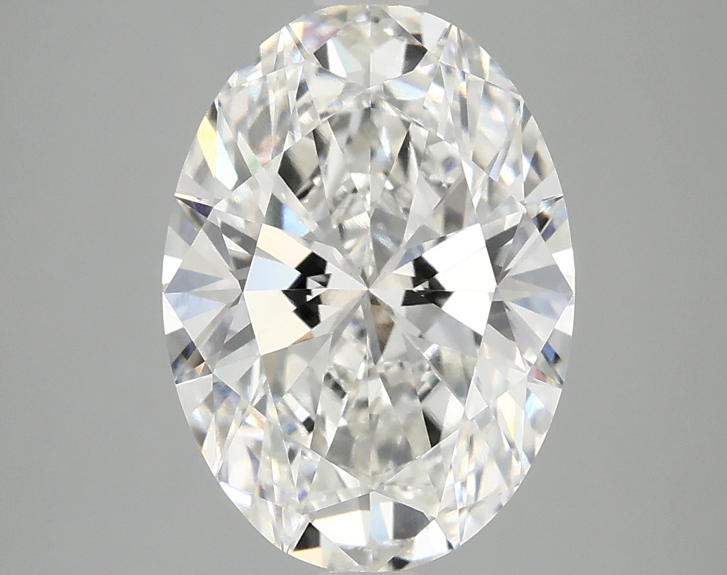 3.81ct oval lab-grown diamond, F color, VS1 clarity, IGI certified