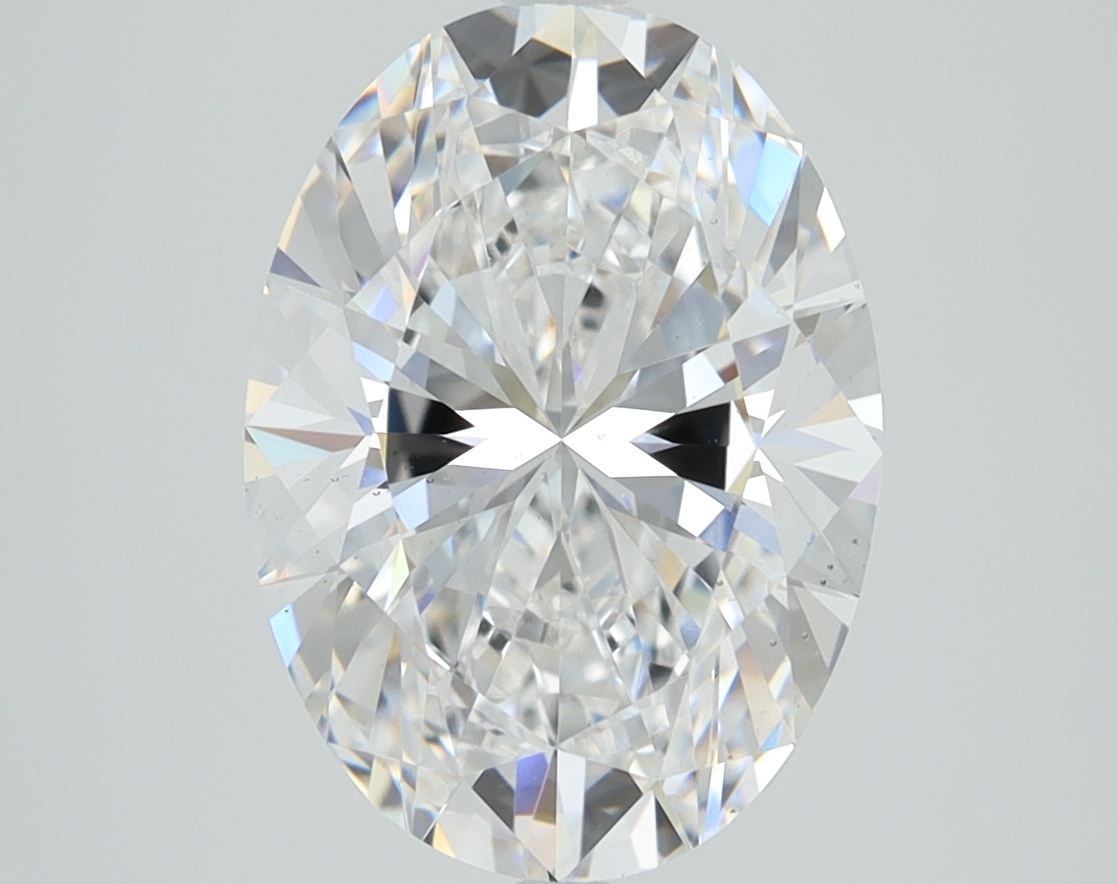 3.83ct Oval Lab-Grown Diamond, E/VS2, 12.19mm ID