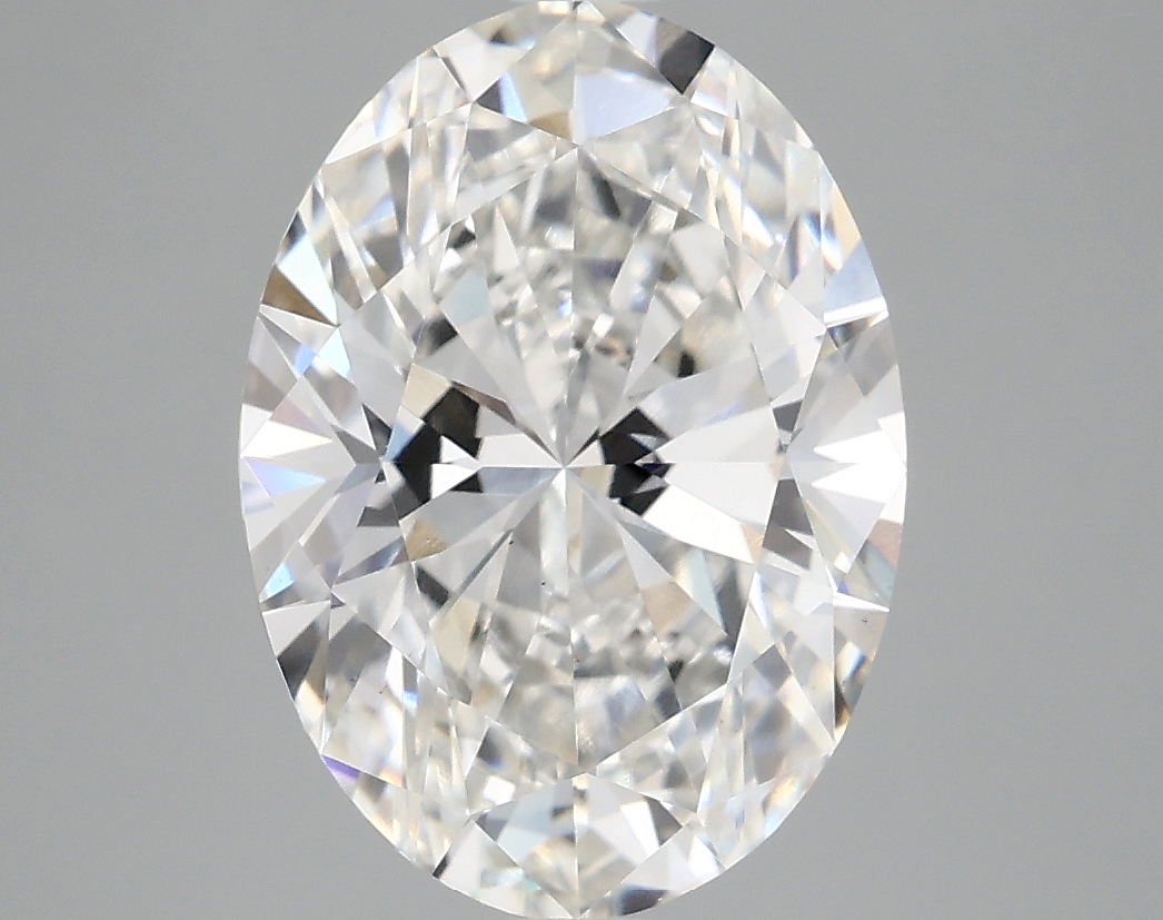 3.84ct Oval Lab-Grown Diamond, F/VS2, 12.39mm ID