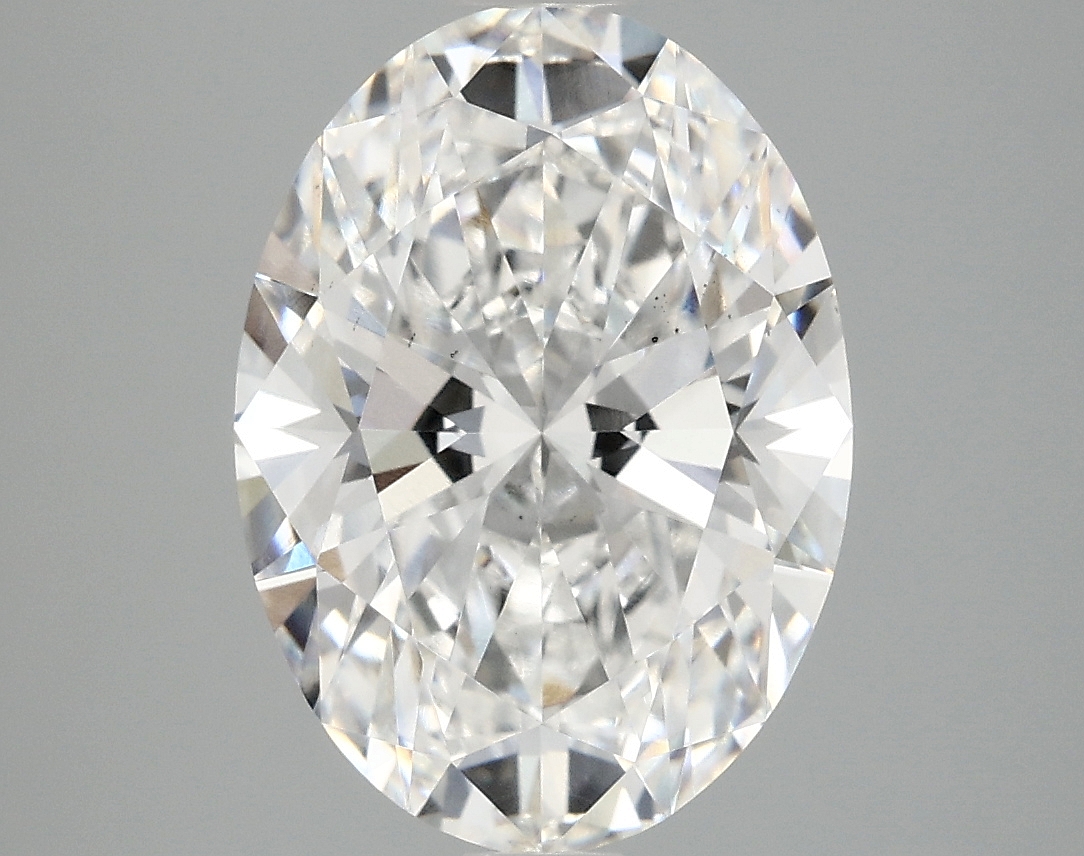 3.86ct Oval Lab-Grown Diamond, E/VS2, 12.59mm ID