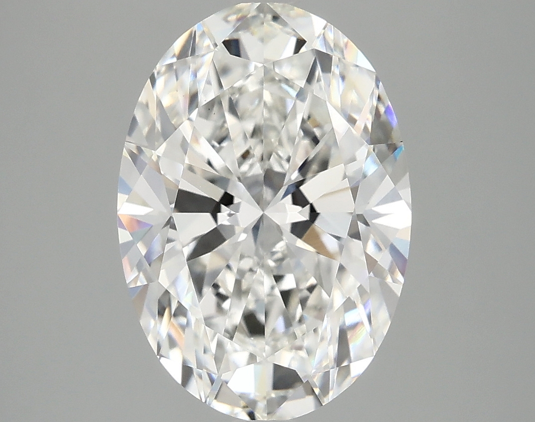 3.86ct Oval Lab-Grown Diamond, F/VS1, 12.49mm ID