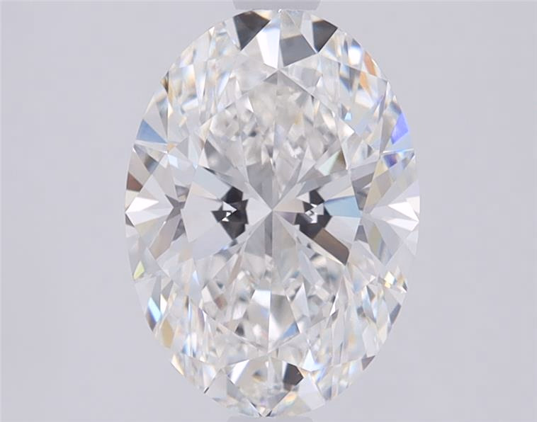3.93ct Oval Lab-Grown Diamond, D/VVS2, 12.31mm ID