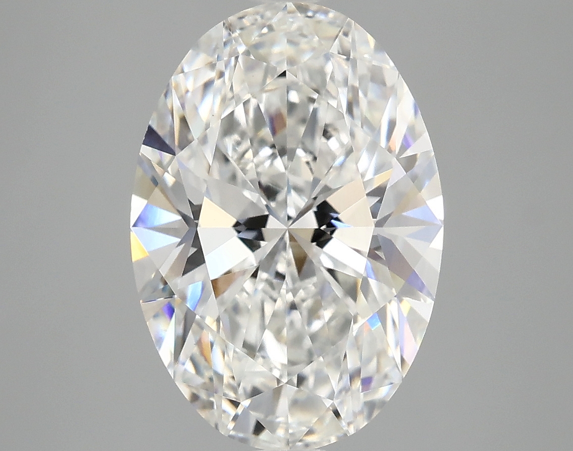 3.95ct Oval Lab-Grown Diamond, F/VVS2, 12.89mm ID