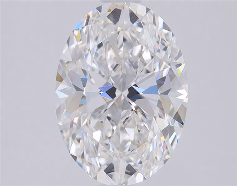 4.09ct Oval Lab-Grown Diamond, E/VVS1, 12.66mm ID