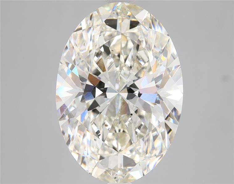 4.74ct Oval Lab-Grown Diamond, I Color, VS2 Clarity, 13.59mm ID