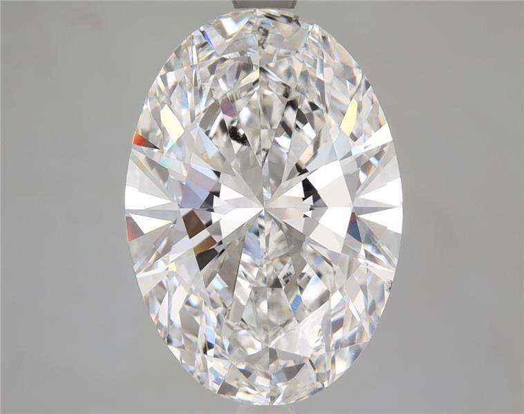 5.02ct oval lab-grown diamond, F color, VS1 clarity, IGI certified
