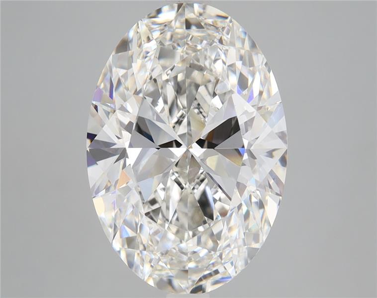 5.04ct oval lab-grown diamond, G color, VS1 clarity, 14.22mm ID