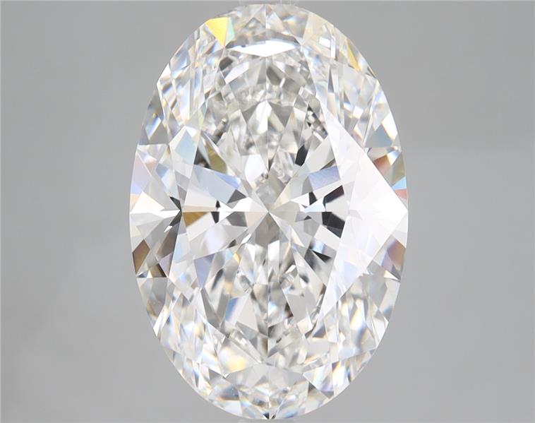 5.22ct Oval Lab-Grown Diamond, F/VVS2, 14.29mm x 9.53mm