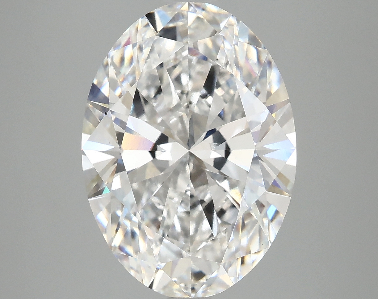 5.5ct oval lab-grown diamond, D/VS2, 14.17mm ID