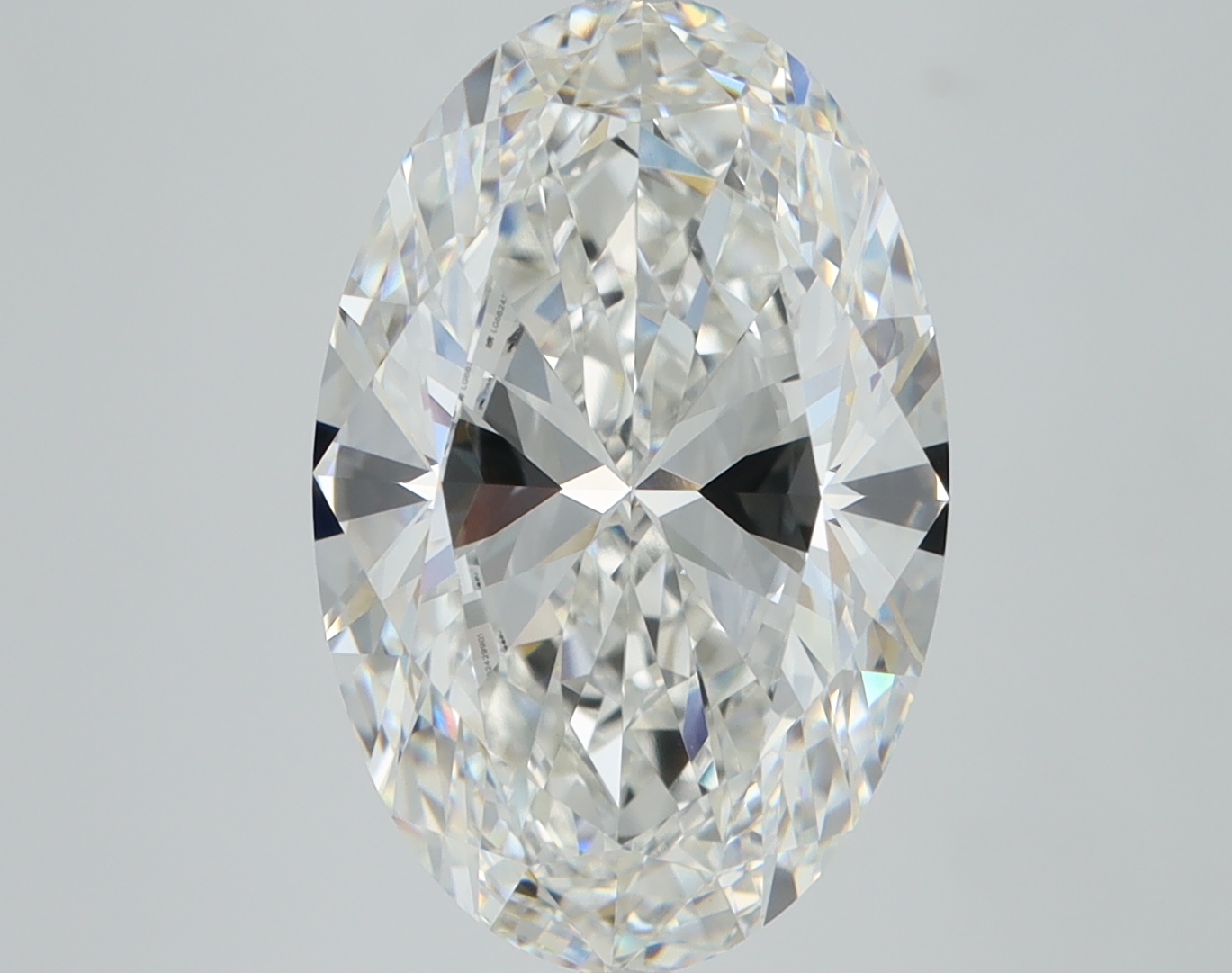 5.5ct Oval Lab-Grown Diamond, F/VVS1, 15.02mm ID