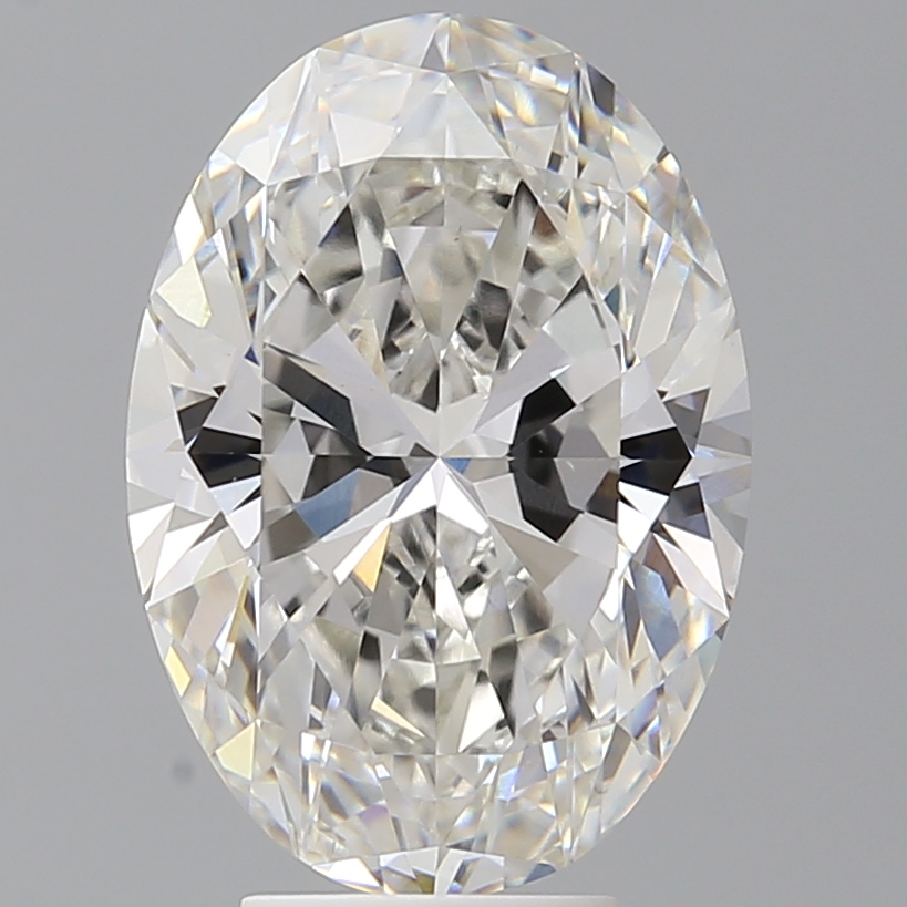 5.57ct oval lab-grown diamond, F color, VS1 clarity, IGI certified