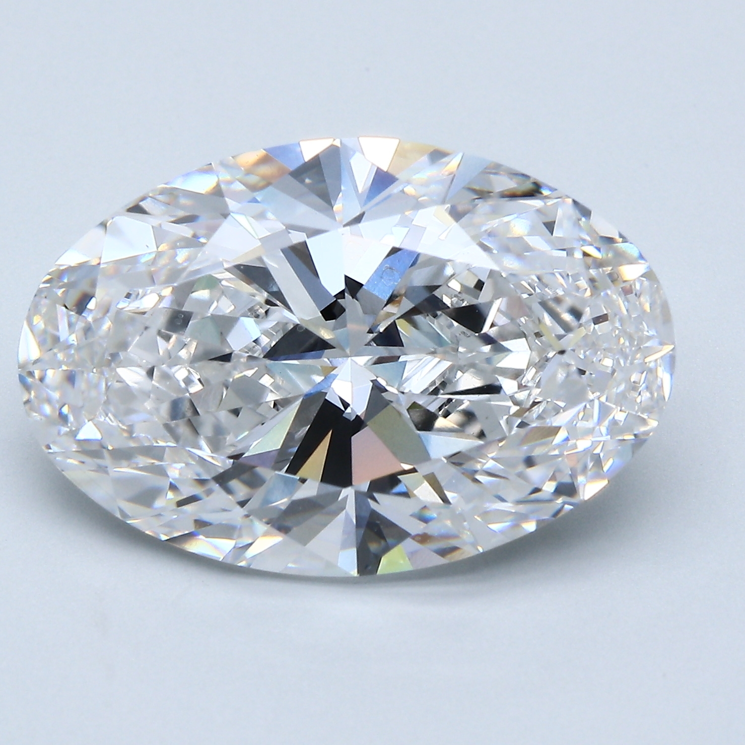 10.16ct oval cut lab-grown diamond, E color, VS1 clarity, 18.34mm ID