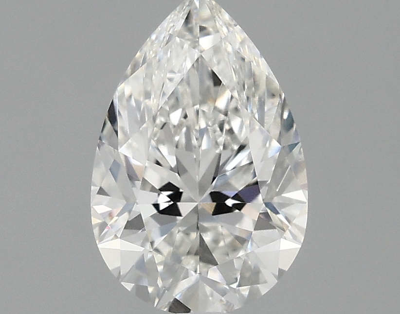 1.01ct Pear Cut Lab Diamond, F Color, VVS1 Clarity, 8.40mm ID