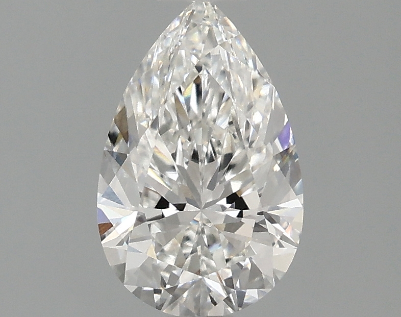 1.09ct lab-grown pear diamond, F/VVS1, 8.88mm ID