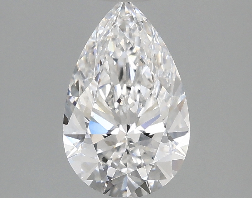 1.31ct lab-grown pear diamond, D/VVS2, 9.64mm ID