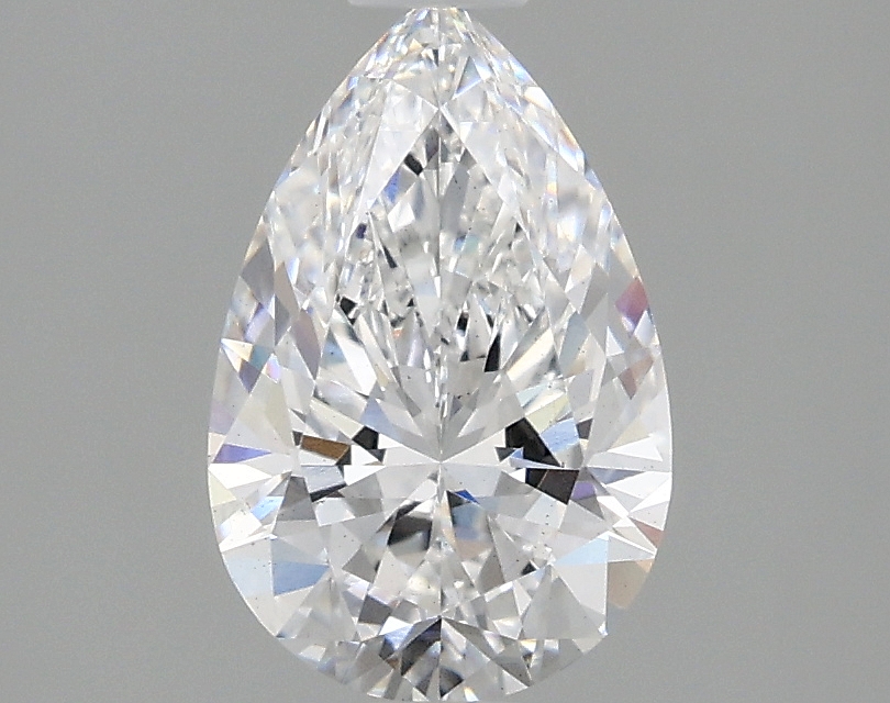 1.39ct lab-grown pear diamond, D/VS2, 9.72mm ID