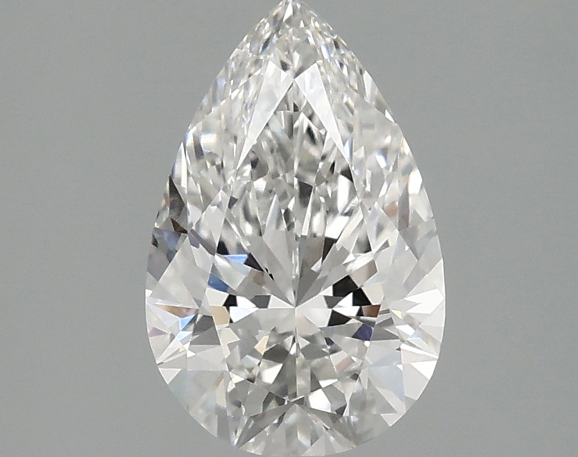 1.41ct Pear Cut Lab-Grown Diamond, F Color, VVS1 Clarity, 9.77mm ID
