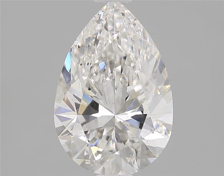 1.41ct lab-grown pear diamond, F color, SI1 clarity, 9.58x6.36x4.02mm