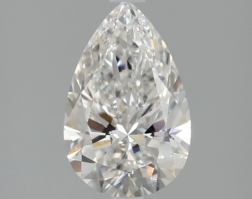 1.46ct pear-cut lab-grown diamond, E color, VVS2 clarity, 9.83mm ID