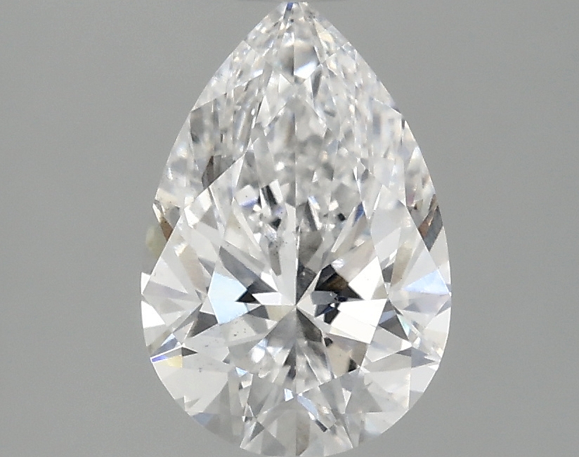 1.59ct lab-grown pear diamond, D/VS2, 9.92mm ID