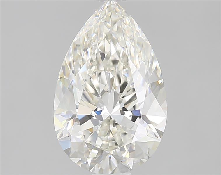 1.6ct Pear Cut Lab-Grown Diamond, G Color, VS1 Clarity