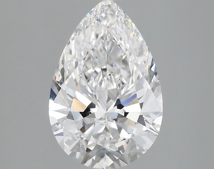 1.73ct Pear Cut Lab-Grown Diamond, D/VS1, 10.42mm ID