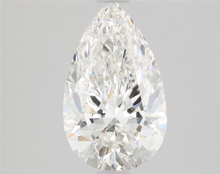 1.76ct Pear F/VVS2 Lab Diamond, 10.98mm x 6.58mm x 4.16mm