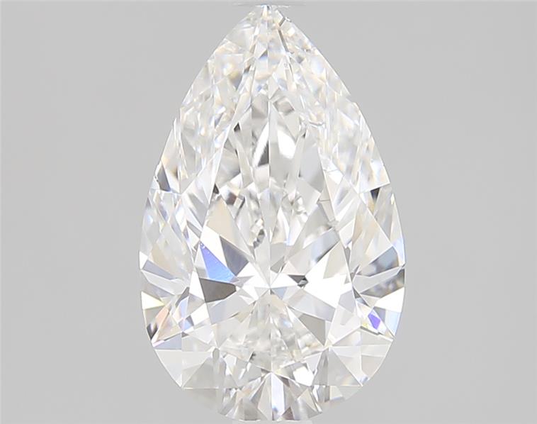 1.77ct Pear Cut Lab-Grown Diamond, E Color, VS1 Clarity, 10.74x6.66x4.16 mm