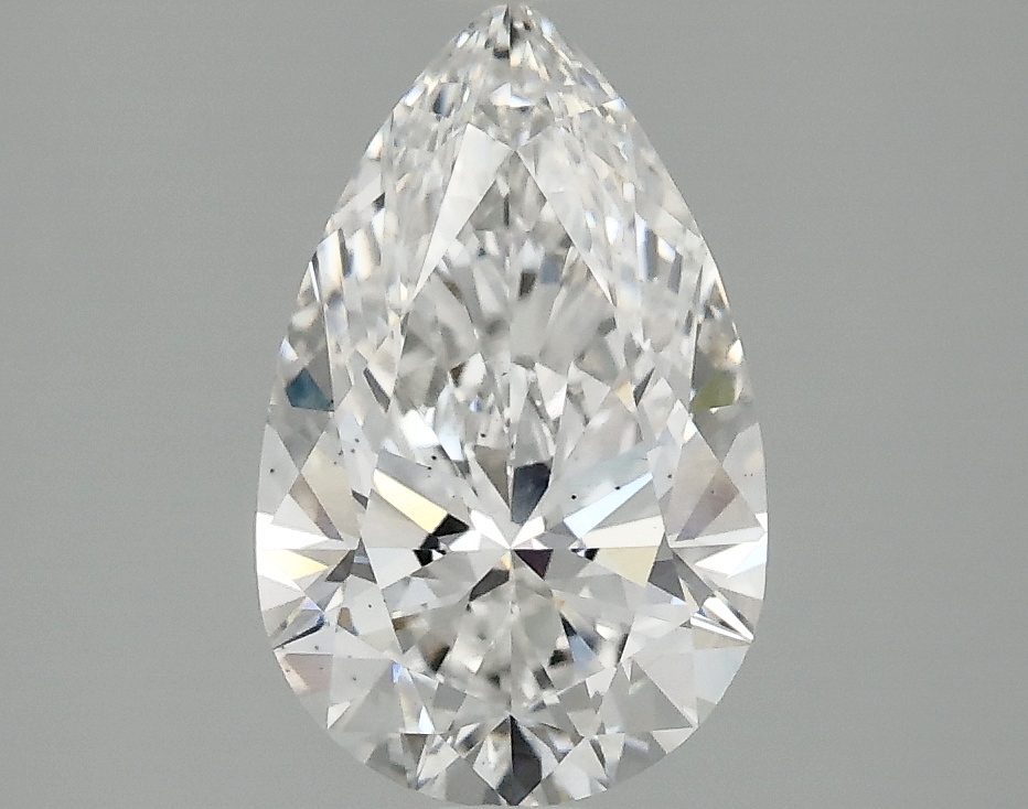 1.81ct Pear-Shaped Lab-Grown Diamond, E Color, VS2 Clarity